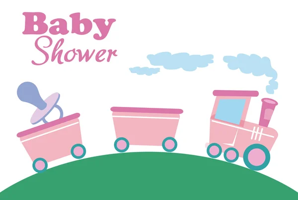 Babydusche — Stockvektor