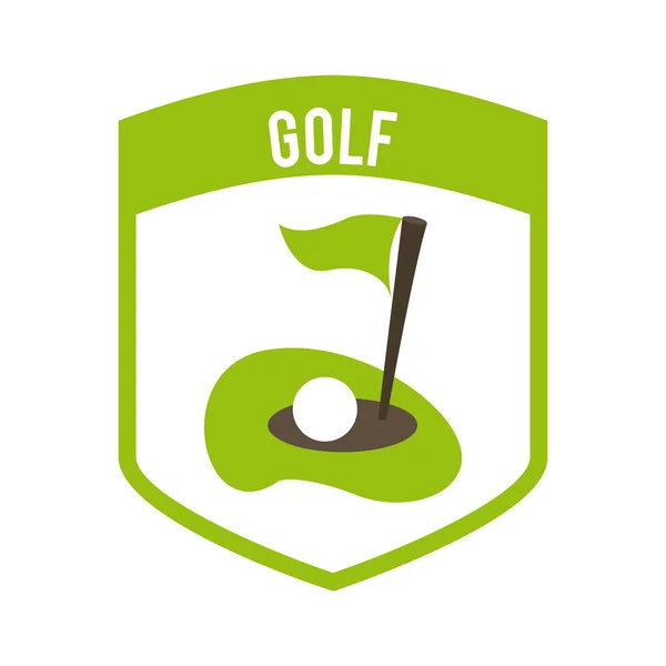 Diseño de golf — Vector de stock