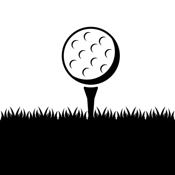 Diseño de golf — Vector de stock