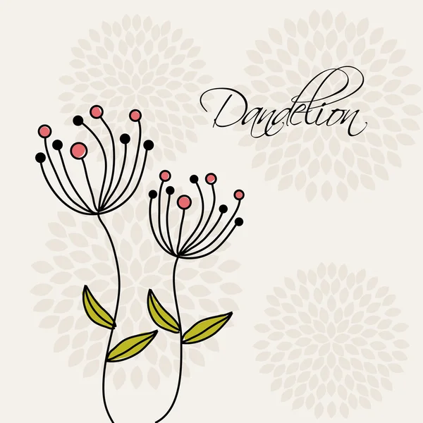 Design de flores —  Vetores de Stock