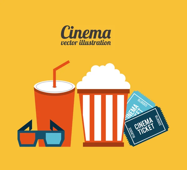 Cinema design — Stock Vector