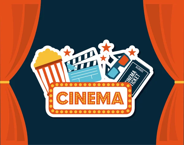 Cinema design — Stock Vector