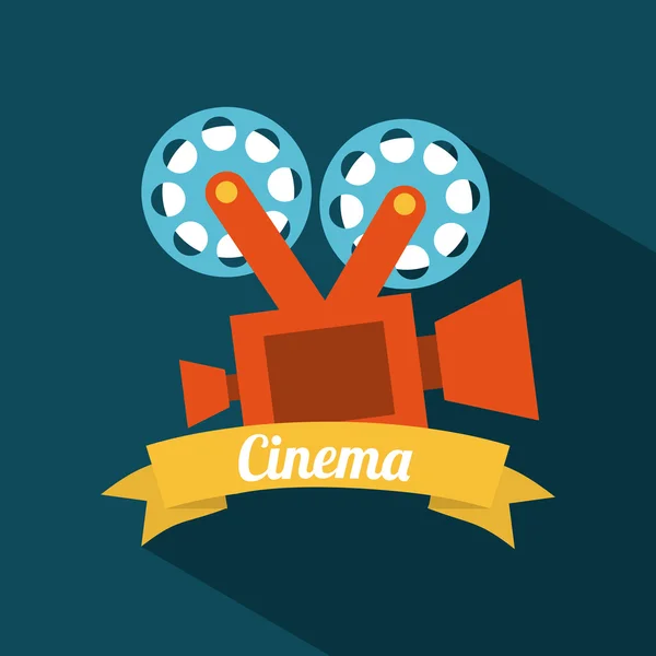 Diseño de cine — Vector de stock