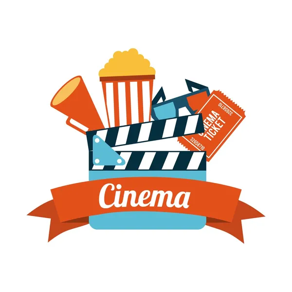 Cinema. — Vettoriale Stock