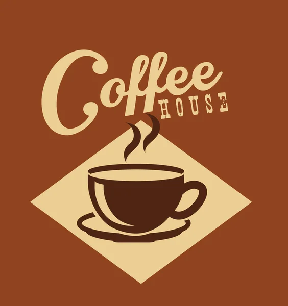 Diseño de café — Vector de stock