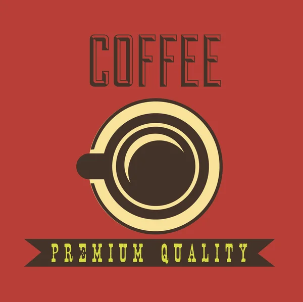 Diseño de café — Vector de stock