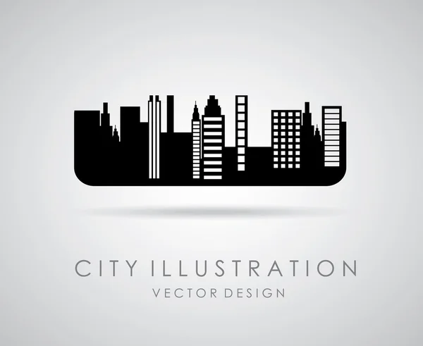 Urban city design — Stock Vector