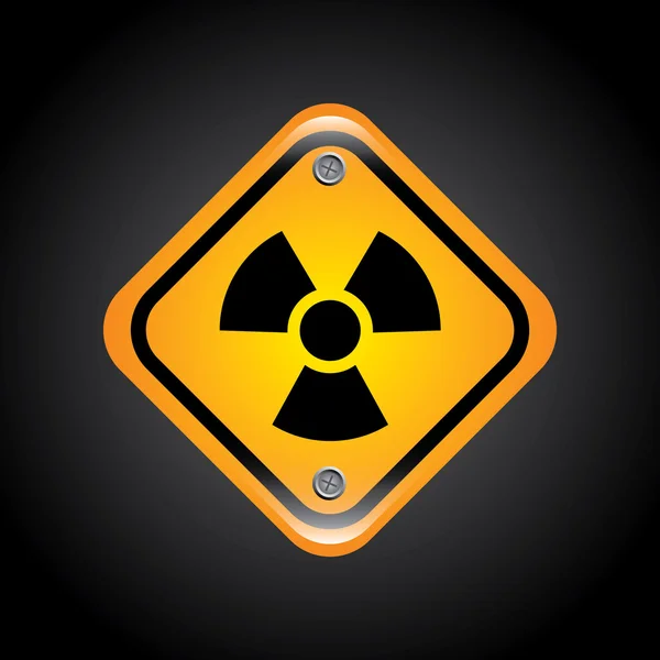 Atomare Zeichen — Stockvektor
