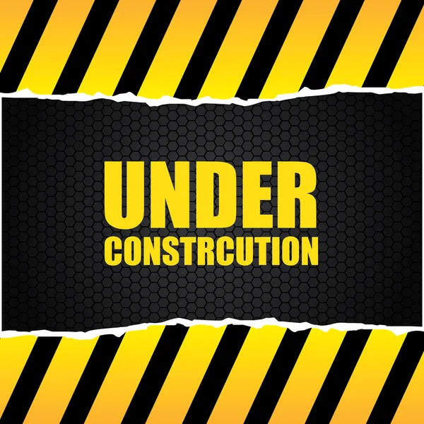 Under construction design — Stock Vector