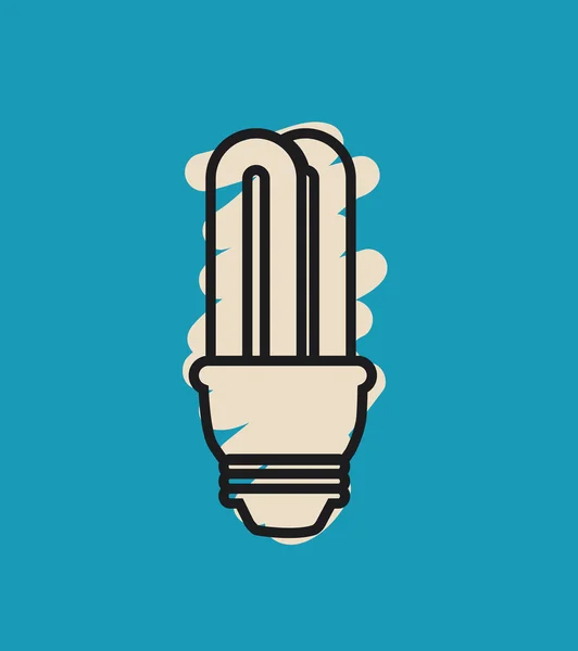 Лампочка идея дизайн — стоковый вектор
