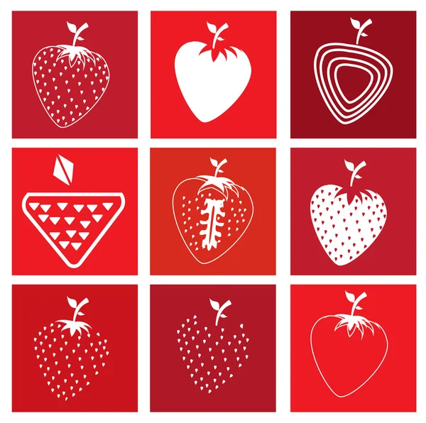 Diseño de frutas — Vector de stock