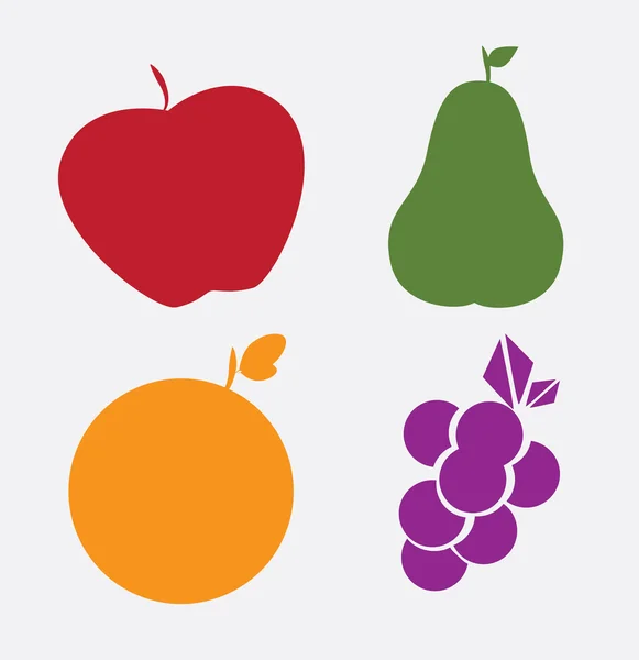 Diseño de frutas — Vector de stock