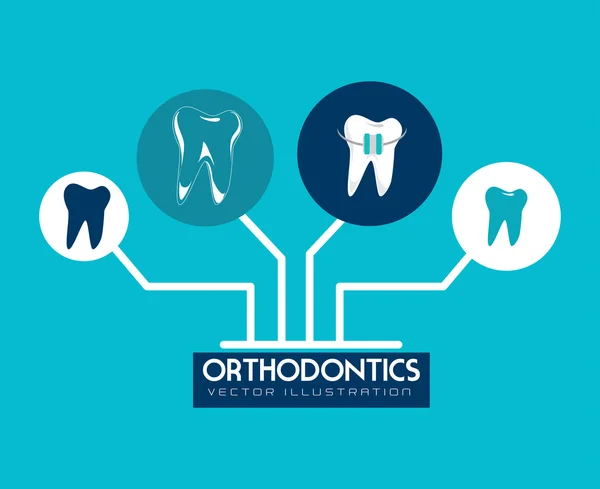 Cuidados dentários — Vetor de Stock