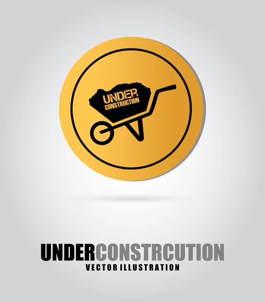 Under construction design — Stock Vector