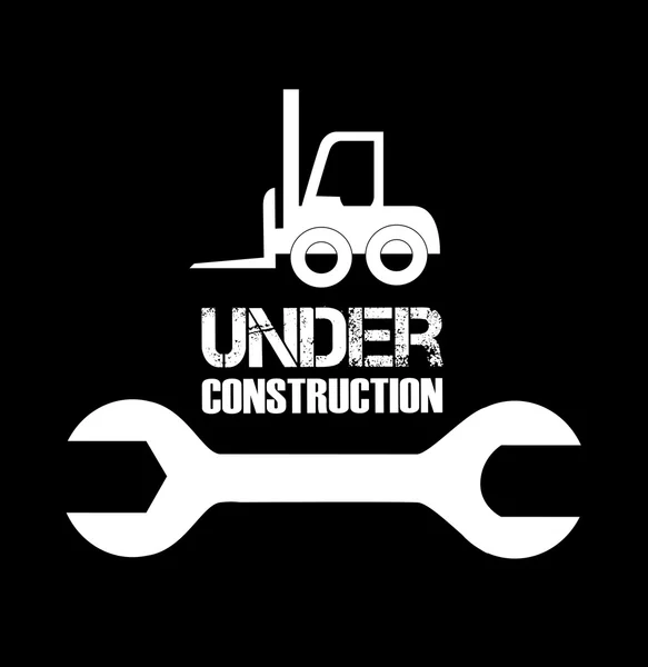 Under construction design — Stock Vector