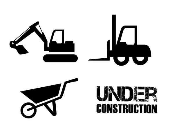 Under construction design — Stock Vector