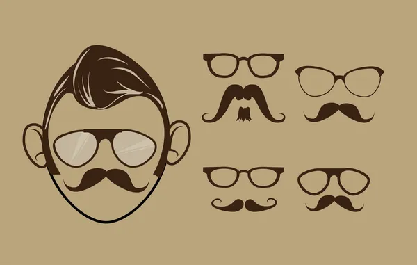 Desenho de Hipster — Vetor de Stock