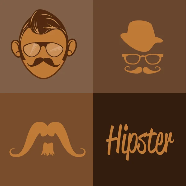 Projekt Hipster — Wektor stockowy