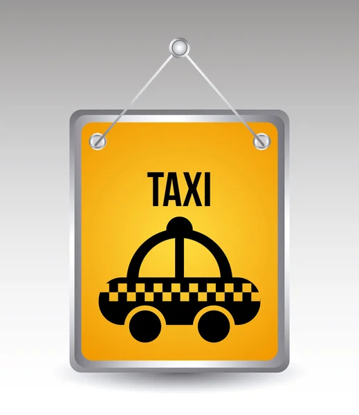 Значок такси — стоковый вектор