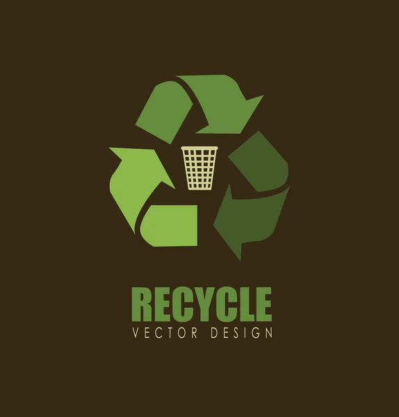Recycle design — Stock Vector