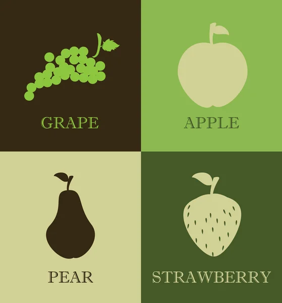 Σχεδιασμός φρούτων — Διανυσματικό Αρχείο