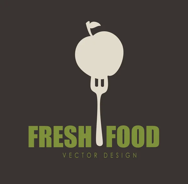 Design des aliments frais — Image vectorielle