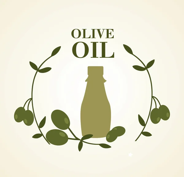 橄榄油 — 图库矢量图片