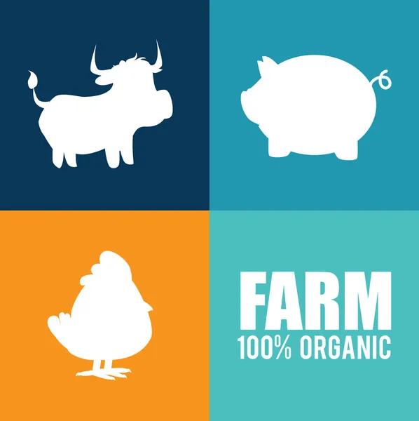 Farm design — Stock Vector