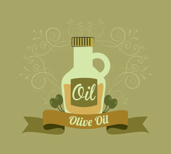 Aceite de oliva — Vector de stock