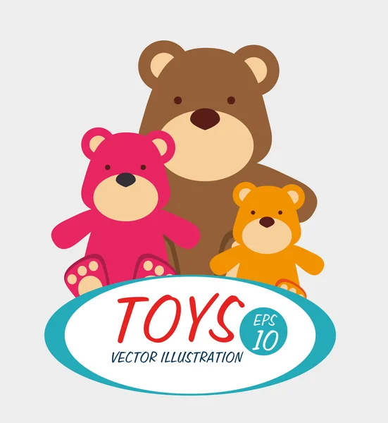 Projekt zabawki — Wektor stockowy