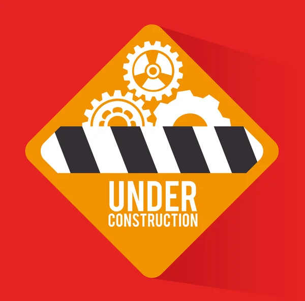 Under construction design — Stock Vector