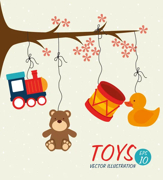 Baby toys design — Stock Vector
