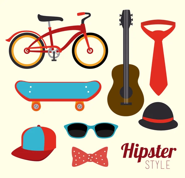 Conception Hipster — Image vectorielle