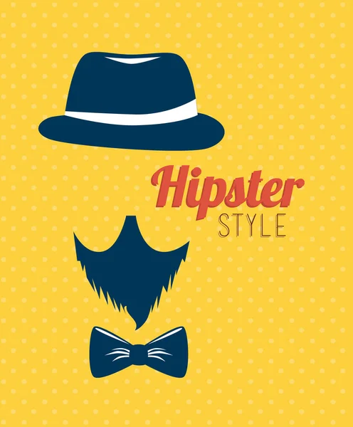 Design hipster — Vettoriale Stock