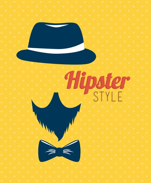 Conception Hipster — Image vectorielle