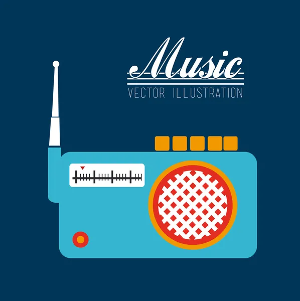 Diseño musical — Vector de stock