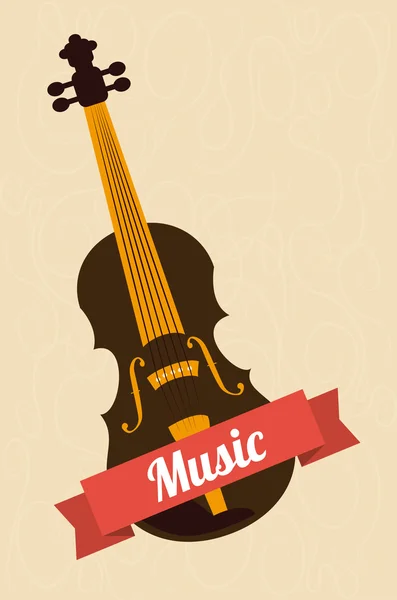 Diseño musical — Vector de stock