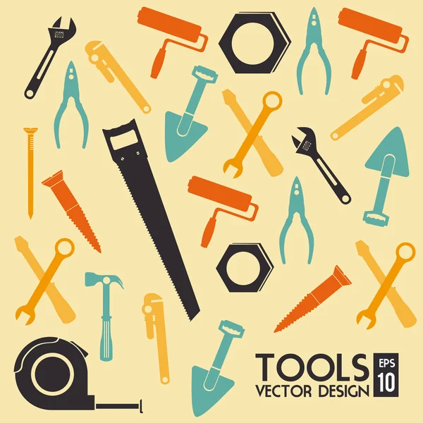 Строительные инструменты — стоковый вектор