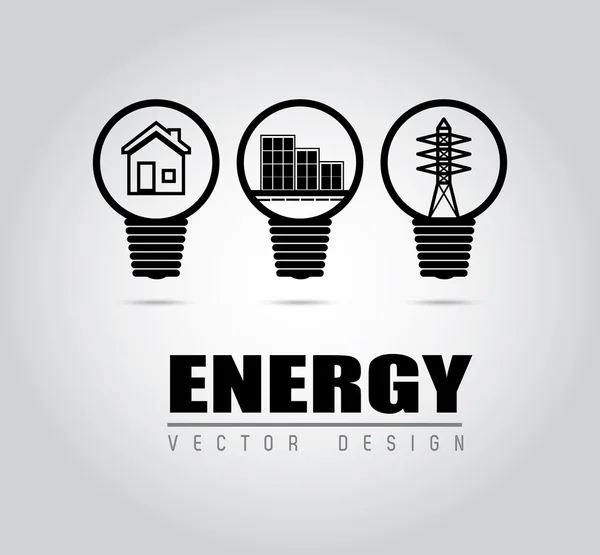 Projekt energii — Wektor stockowy