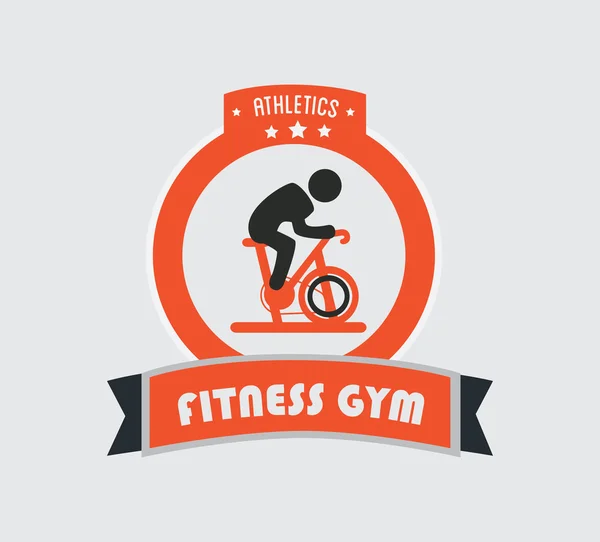 Diseño de fitness — Vector de stock