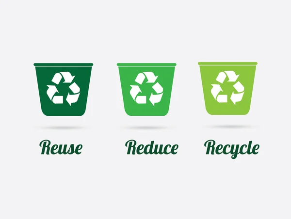 Projeto de reciclagem — Vetor de Stock