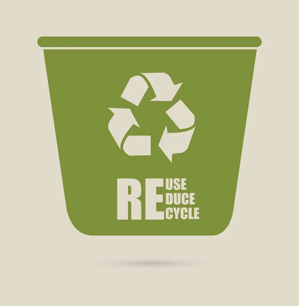 Projeto de reciclagem — Vetor de Stock