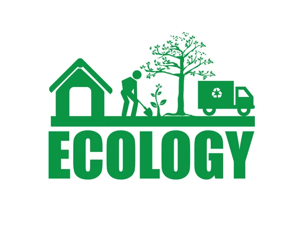 Progettazione ecologica — Vettoriale Stock