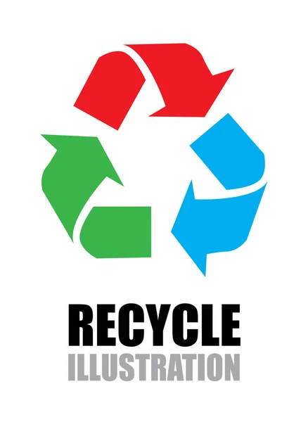 Recycler la conception — Image vectorielle