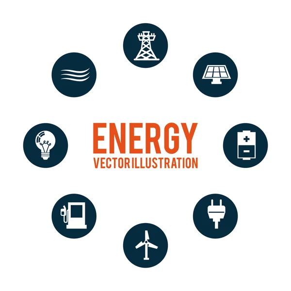 Energie ontwerp — Stockvector