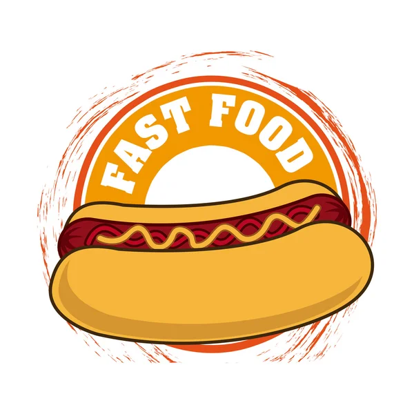 Design fast food — Vector de stoc