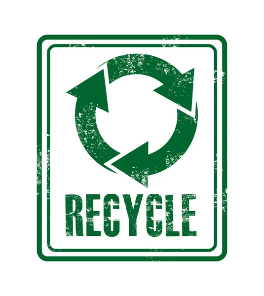 Recycler la conception — Image vectorielle