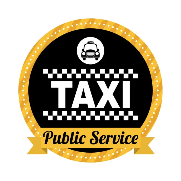 Conception de taxi — Image vectorielle