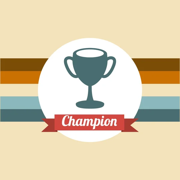 Design champion — Image vectorielle