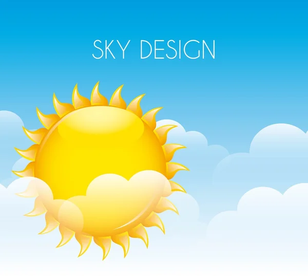 Sky design — Stock Vector